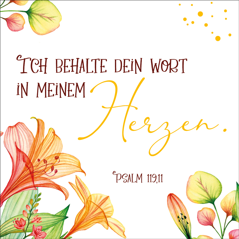 Miniaufstellbuch Deine Güte über uns