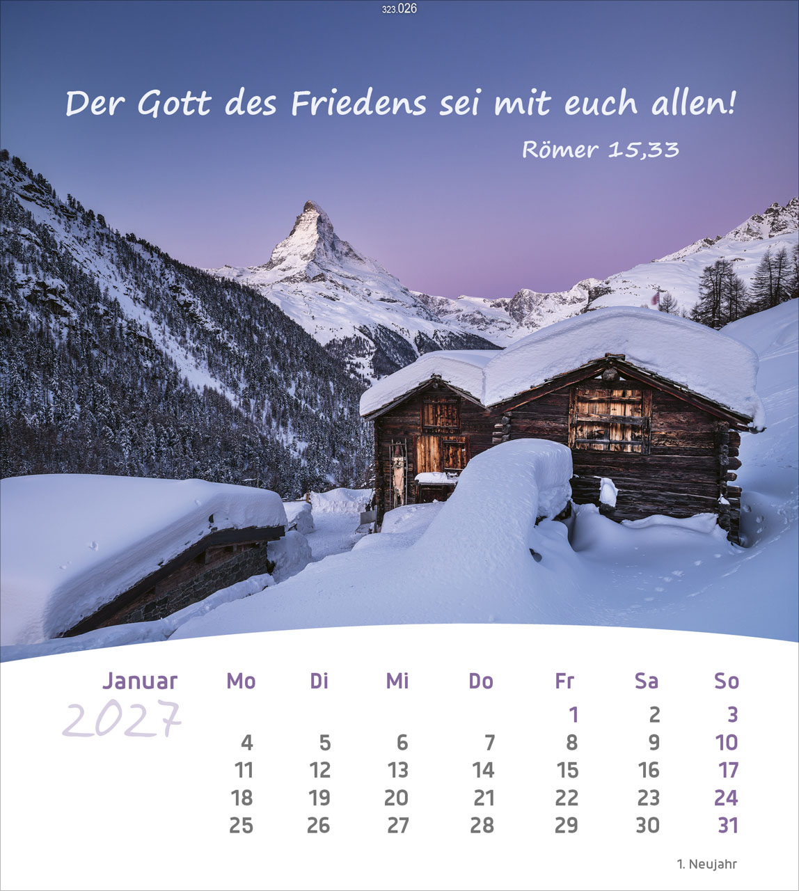 Leben für Dich 2027 – Verteilkalender