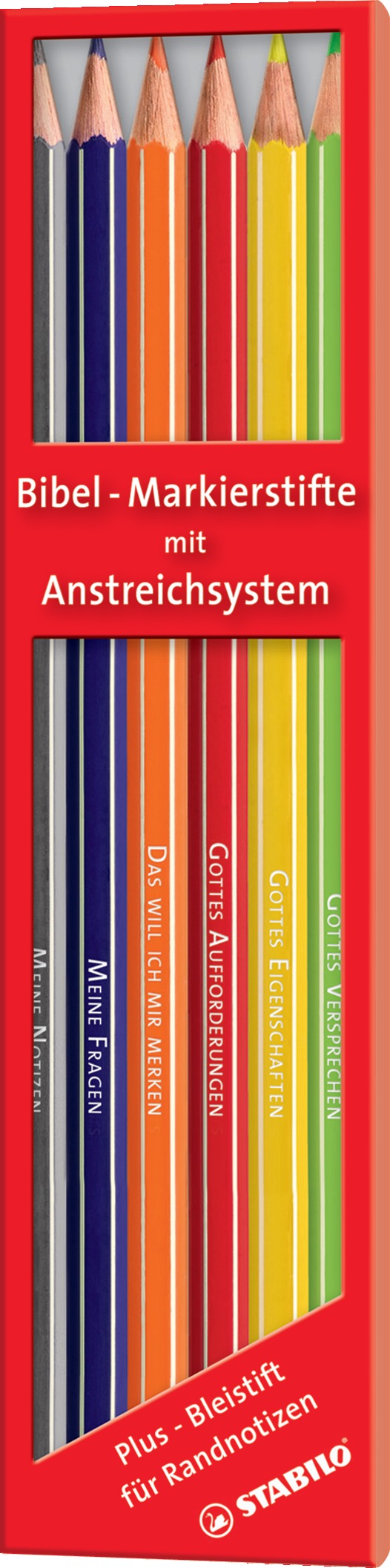 Bibel-Markierstifte mit System