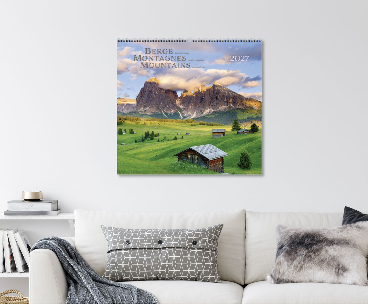 Berge-Montagnes-Mountains 2027 – Wandkalender