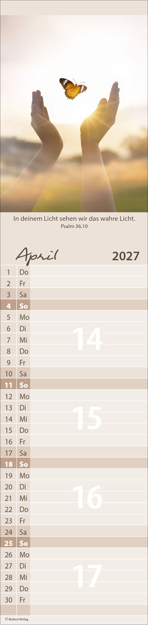 Für Alle 2027 – Streifenterminkalender