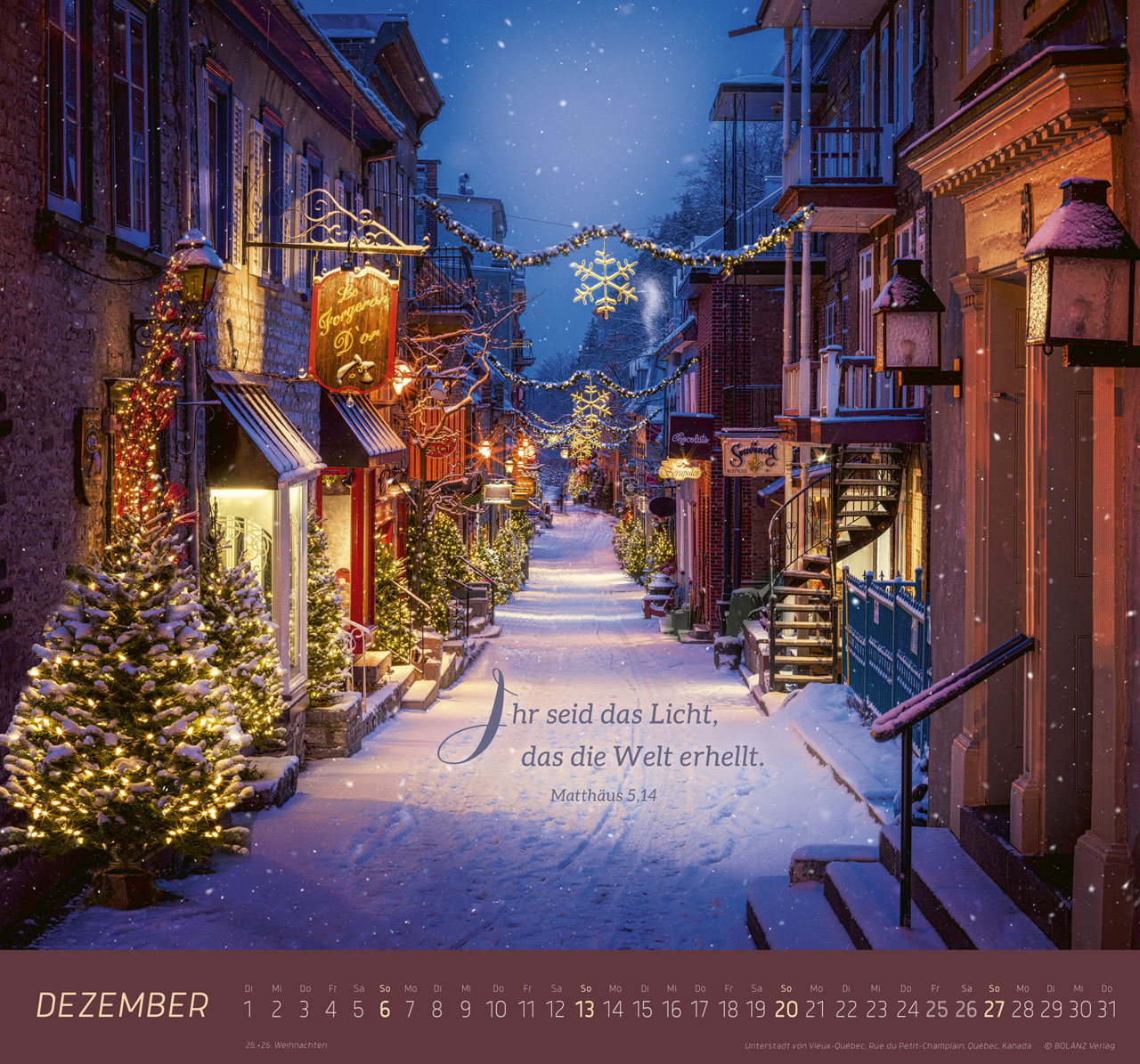 Ich bin der Weg 2026 - Wandkalender