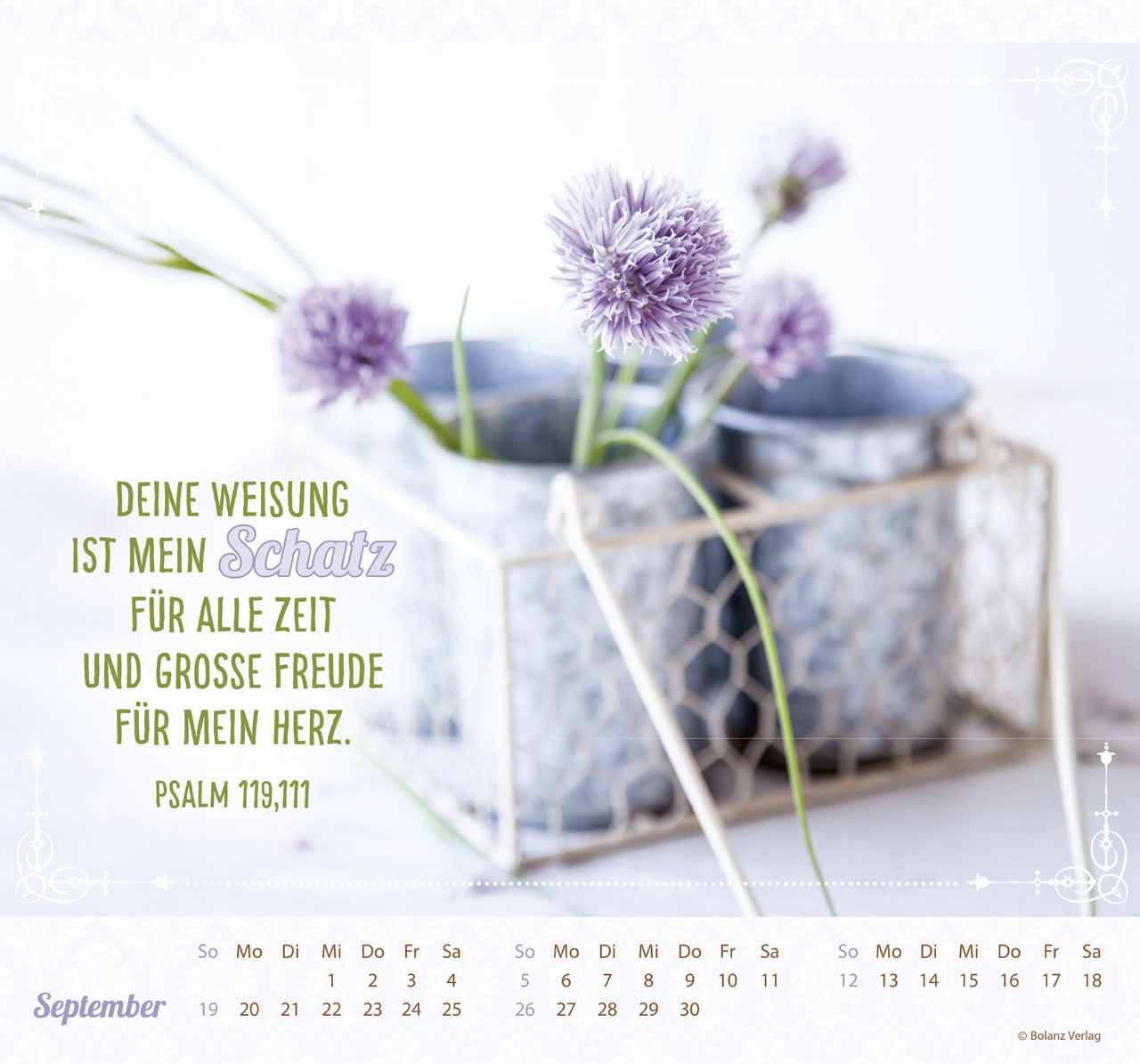Am Anfang war das Wort 2027 – Wandkalender
