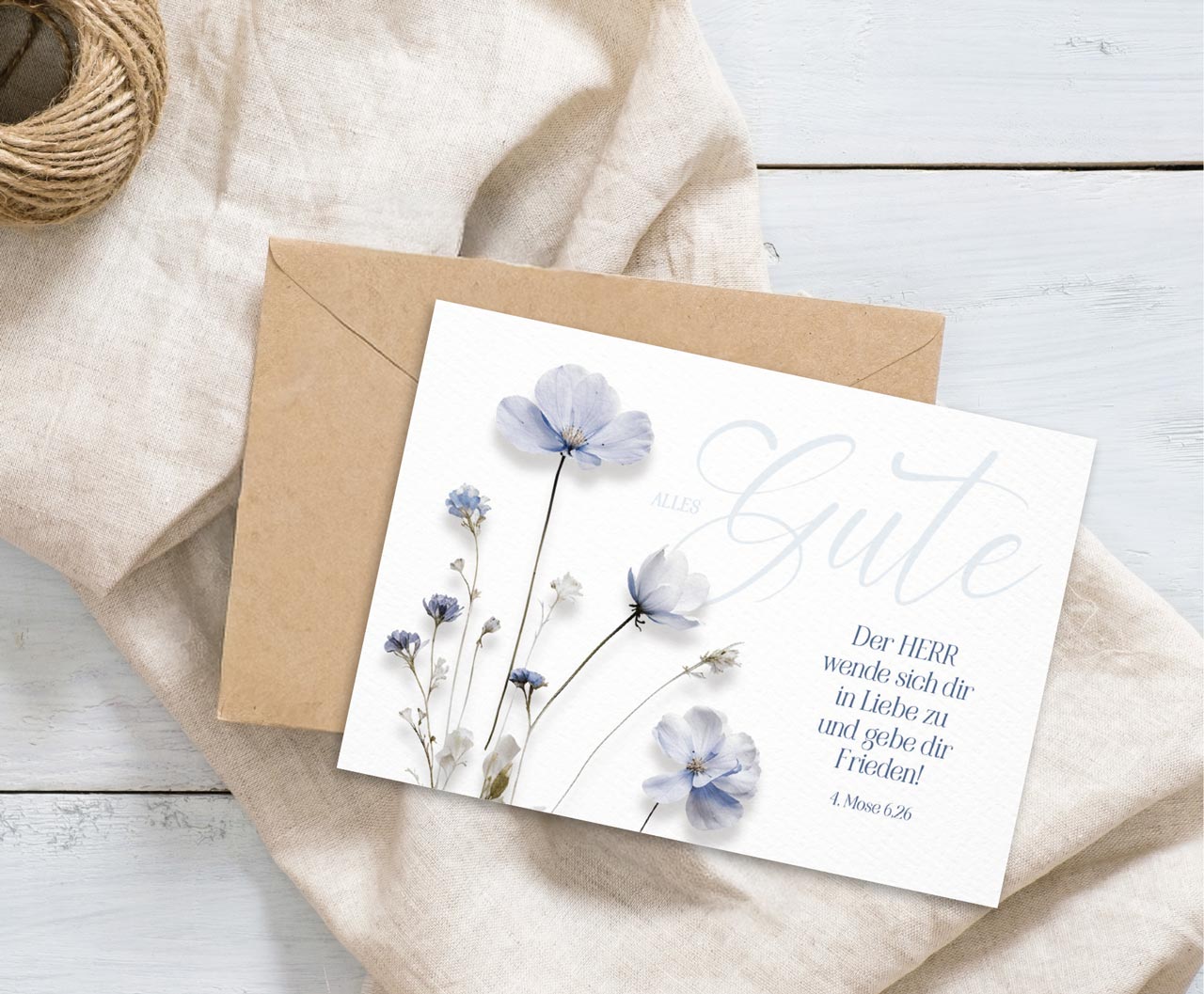 Faltkarte Alles Gute