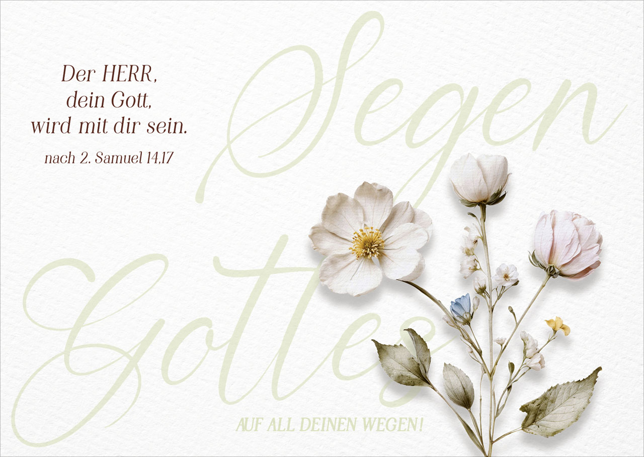 Postkarte Gottes Segen