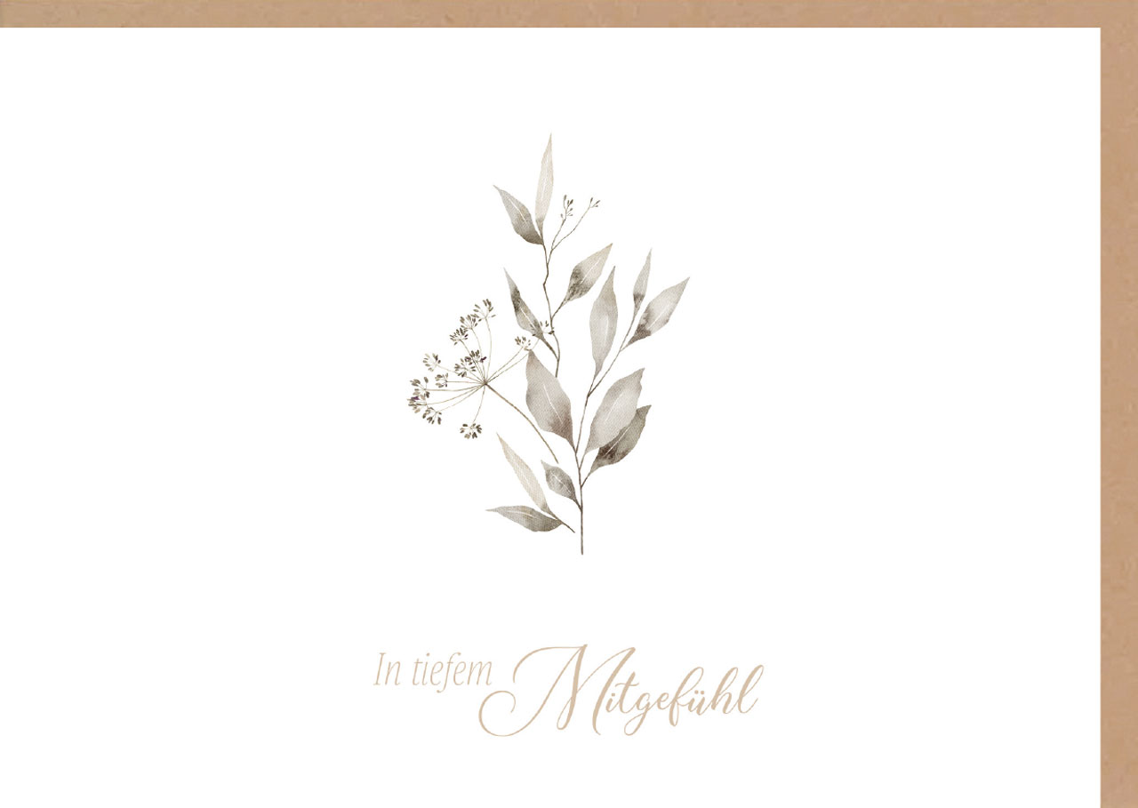 Faltkarte In tiefem Mitgefühl – Psalm 73