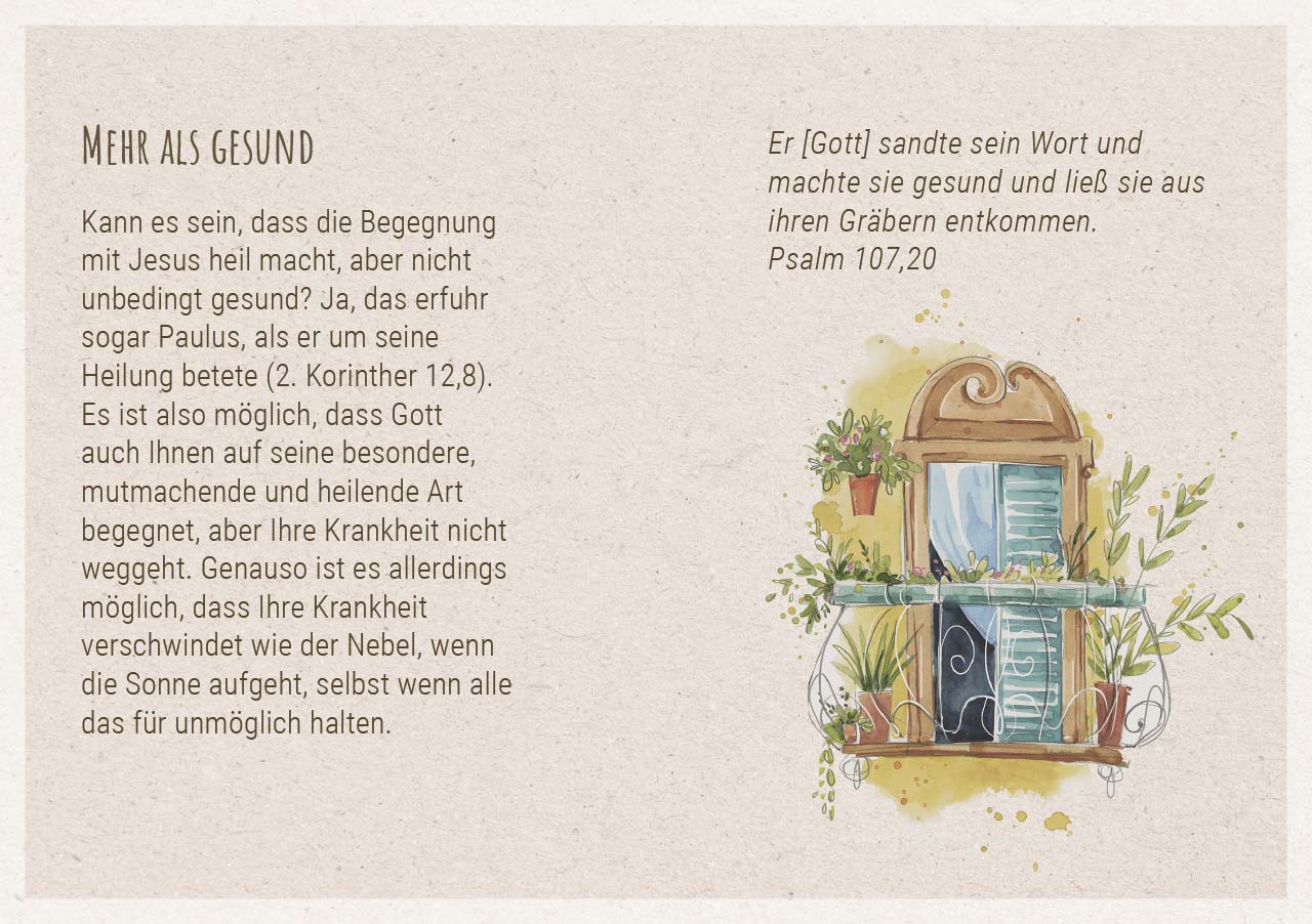 Grußheft - Gute Besserung für Dich