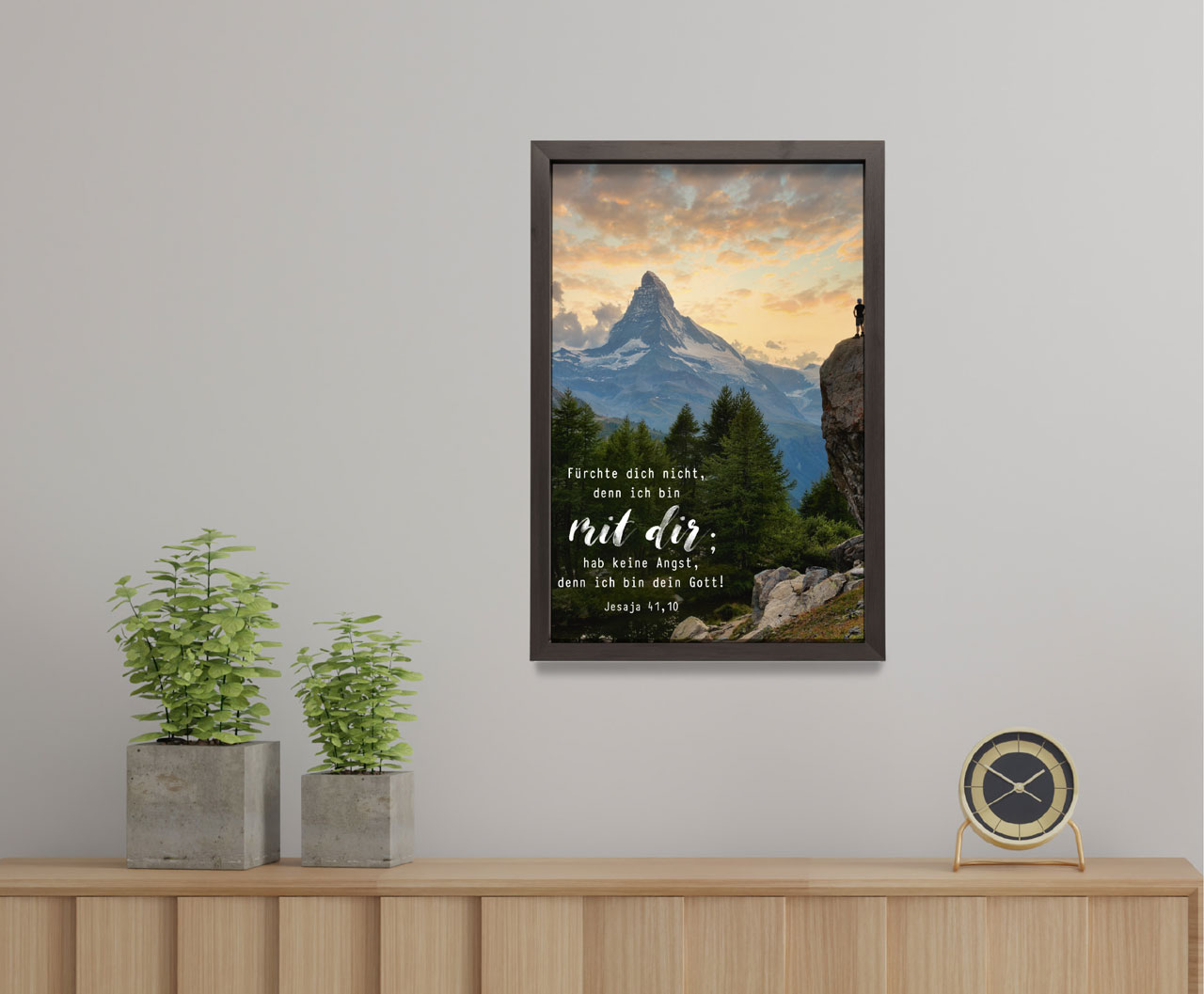 Poster Jahreslosung 2027 Berg A3