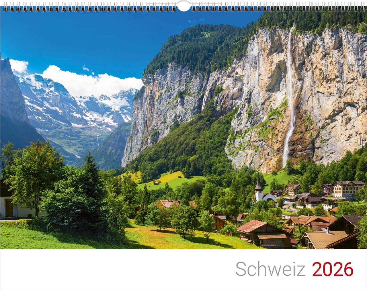 Schweiz 2026 - Wandkalender (niederländisch)