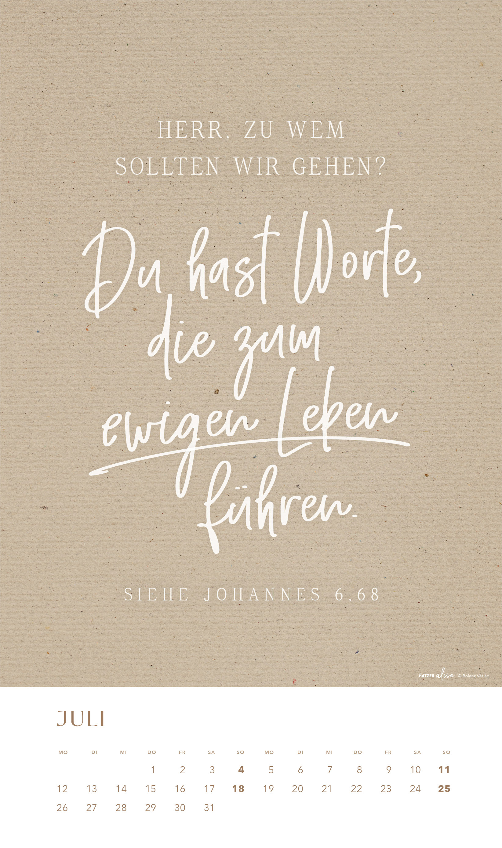 Glaube im Alltag 2027 – Posterkalender