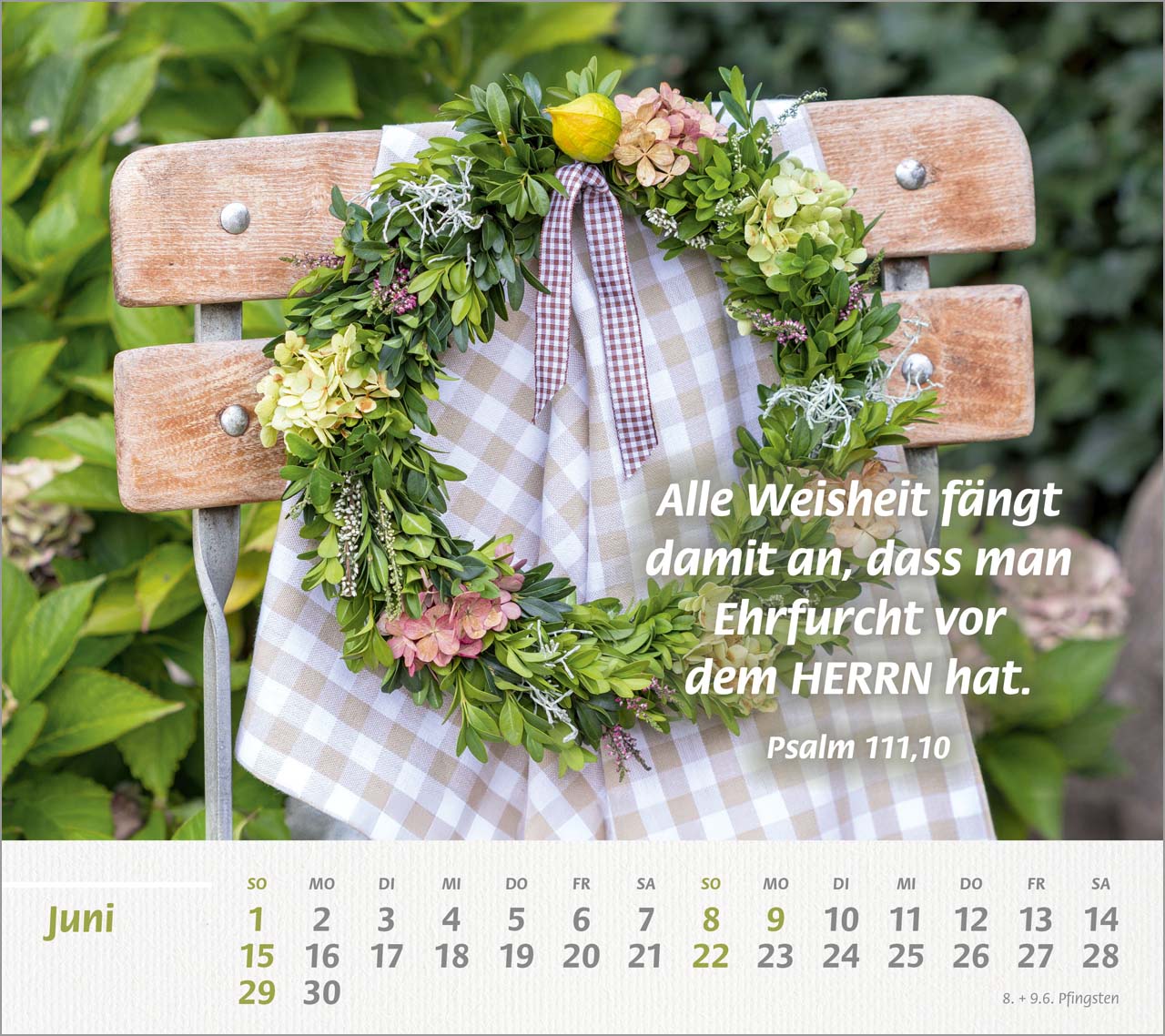 Du bist meine Stärke Großdruck-Tischkalender