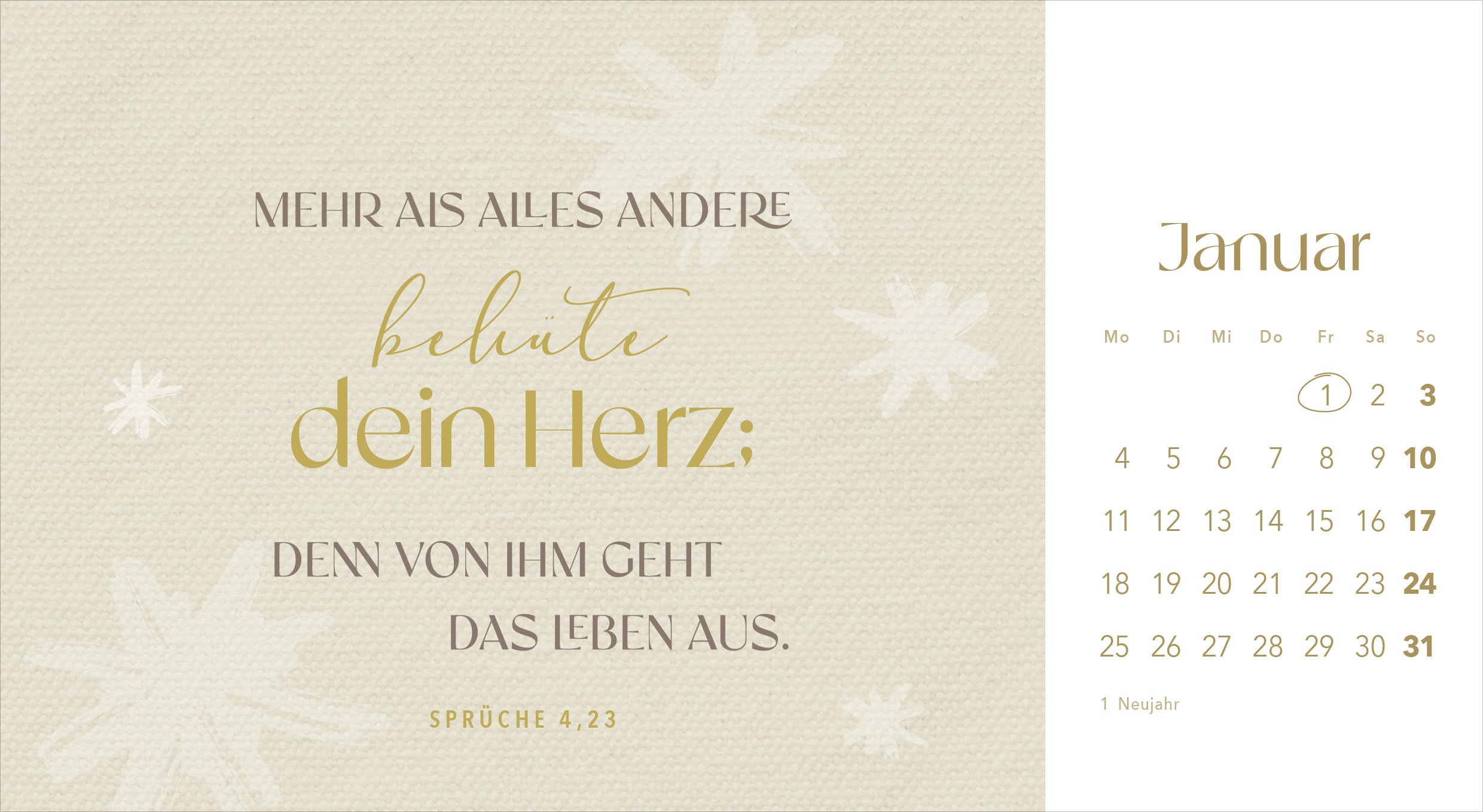 Leben in seiner Gegenwart 2027 – Postkartenkalender