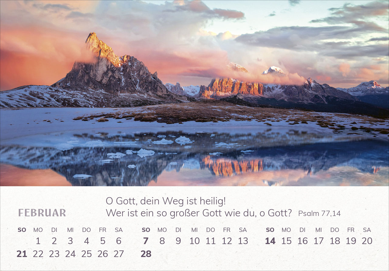 Mini-Panorama 2027 – Panorama-Tischkalender