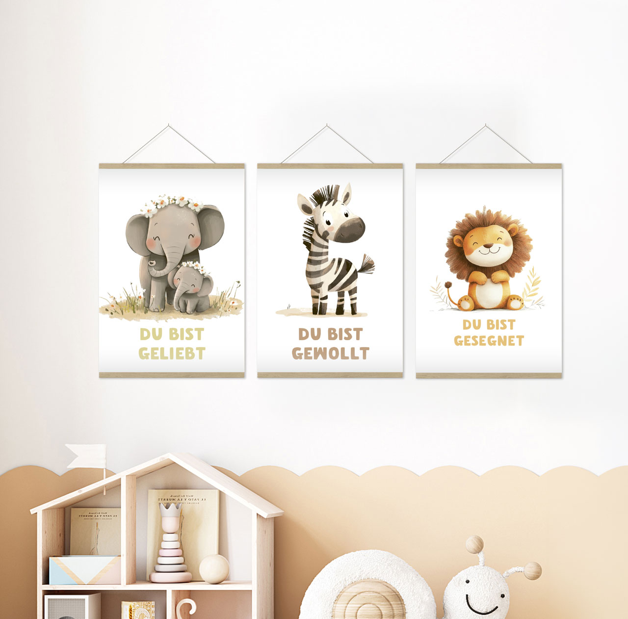 Poster Kindermotive A4 3er Set
