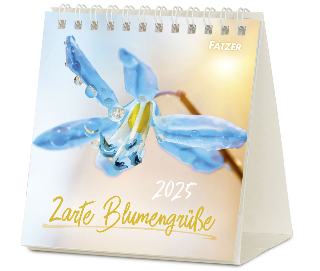 Zarte Blumengrüße Tischkalender