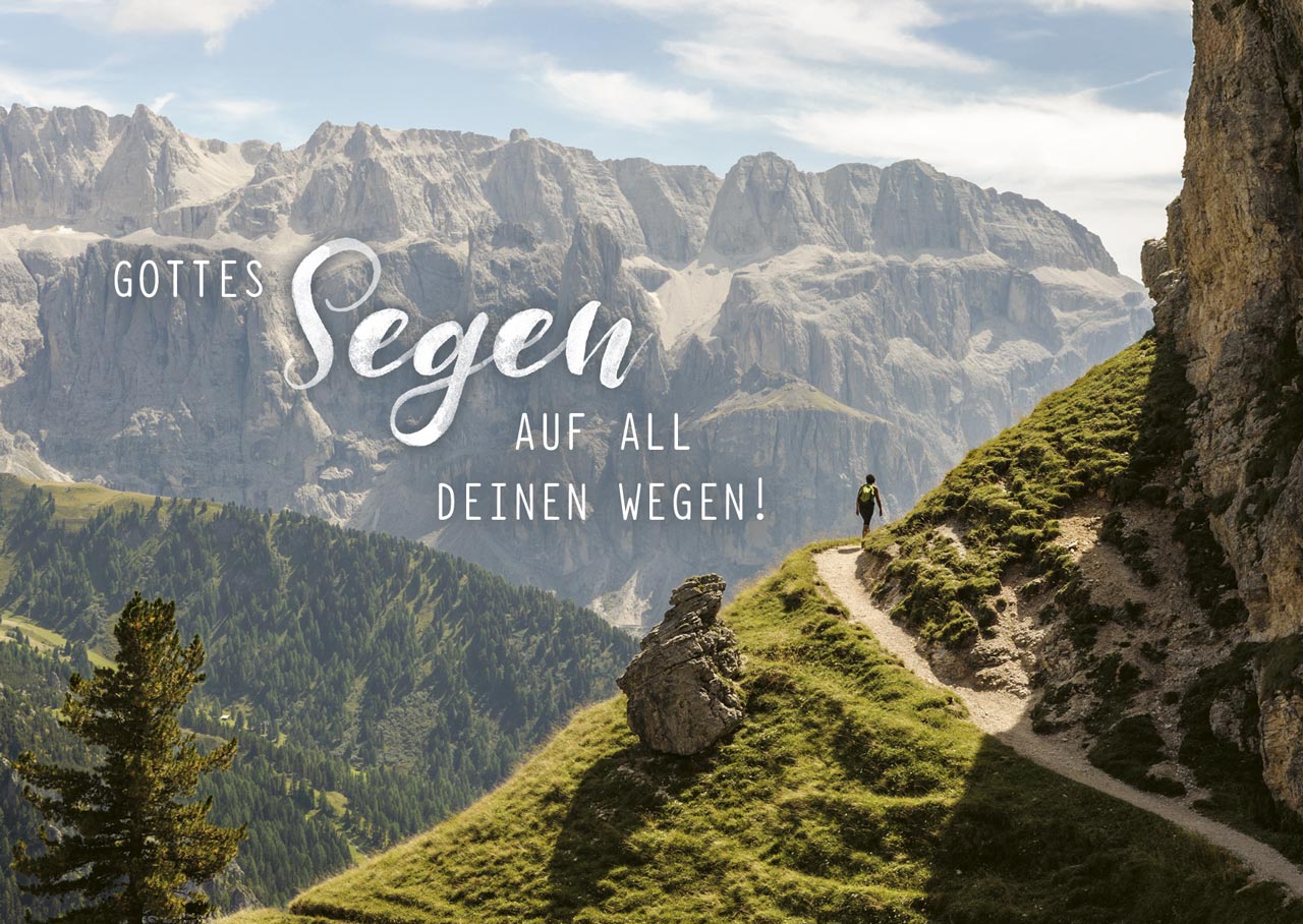 Postkarte Wanderweg