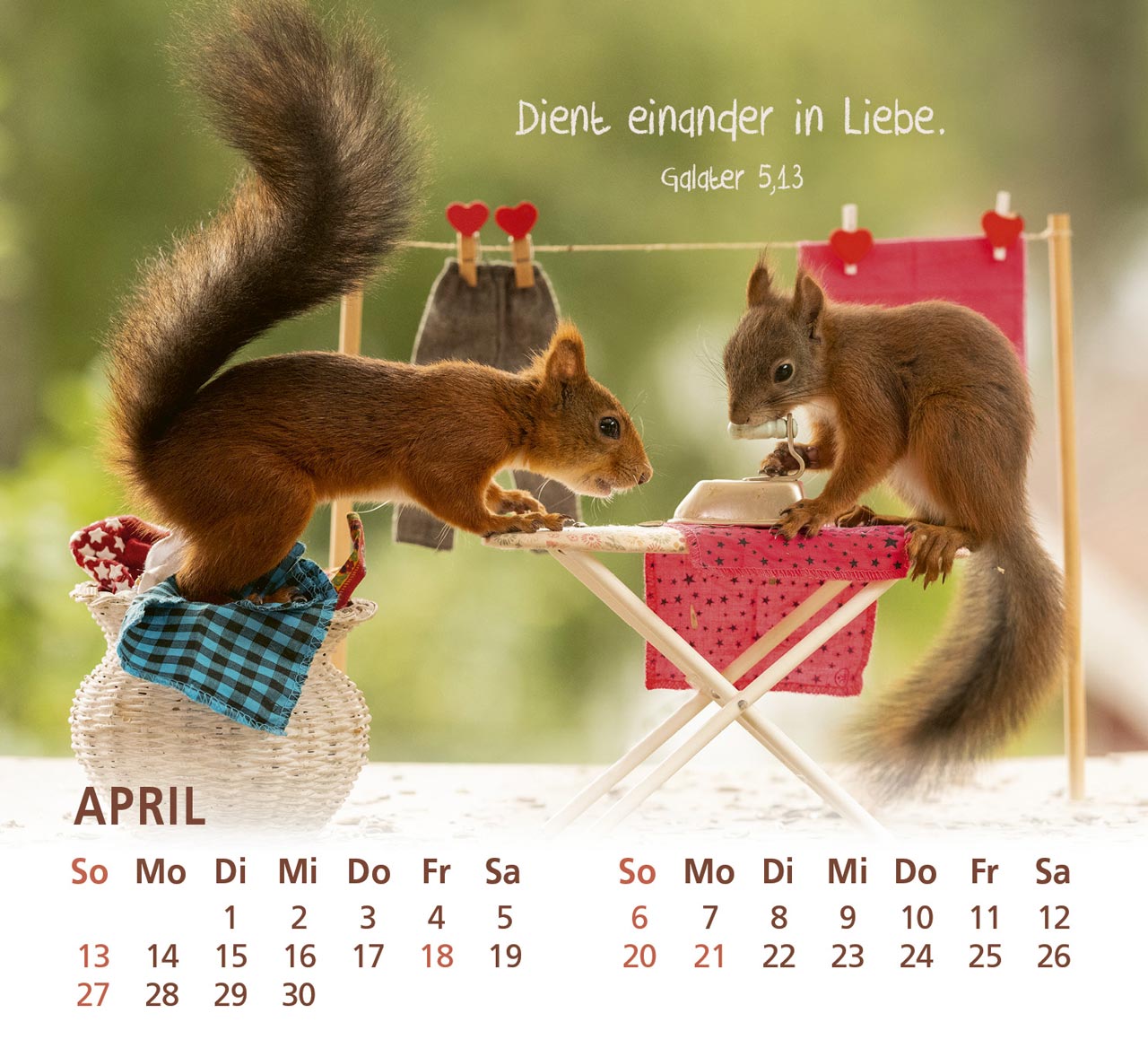 Du bist meine Freude - Eichhörnchen Kalender