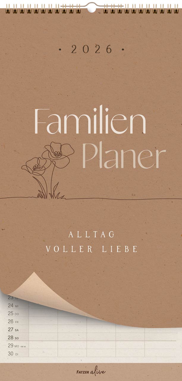 Alltag voller Liebe 2026 - Familienplaner