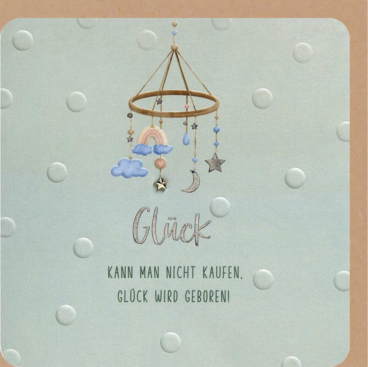 Faltkarte Glück kann man nicht kaufen
