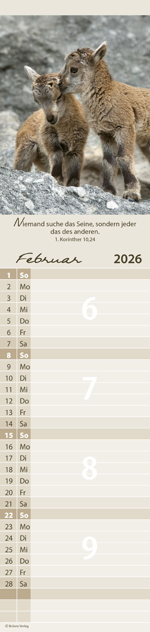 Für Euch 2026 - Streifenterminplaner
