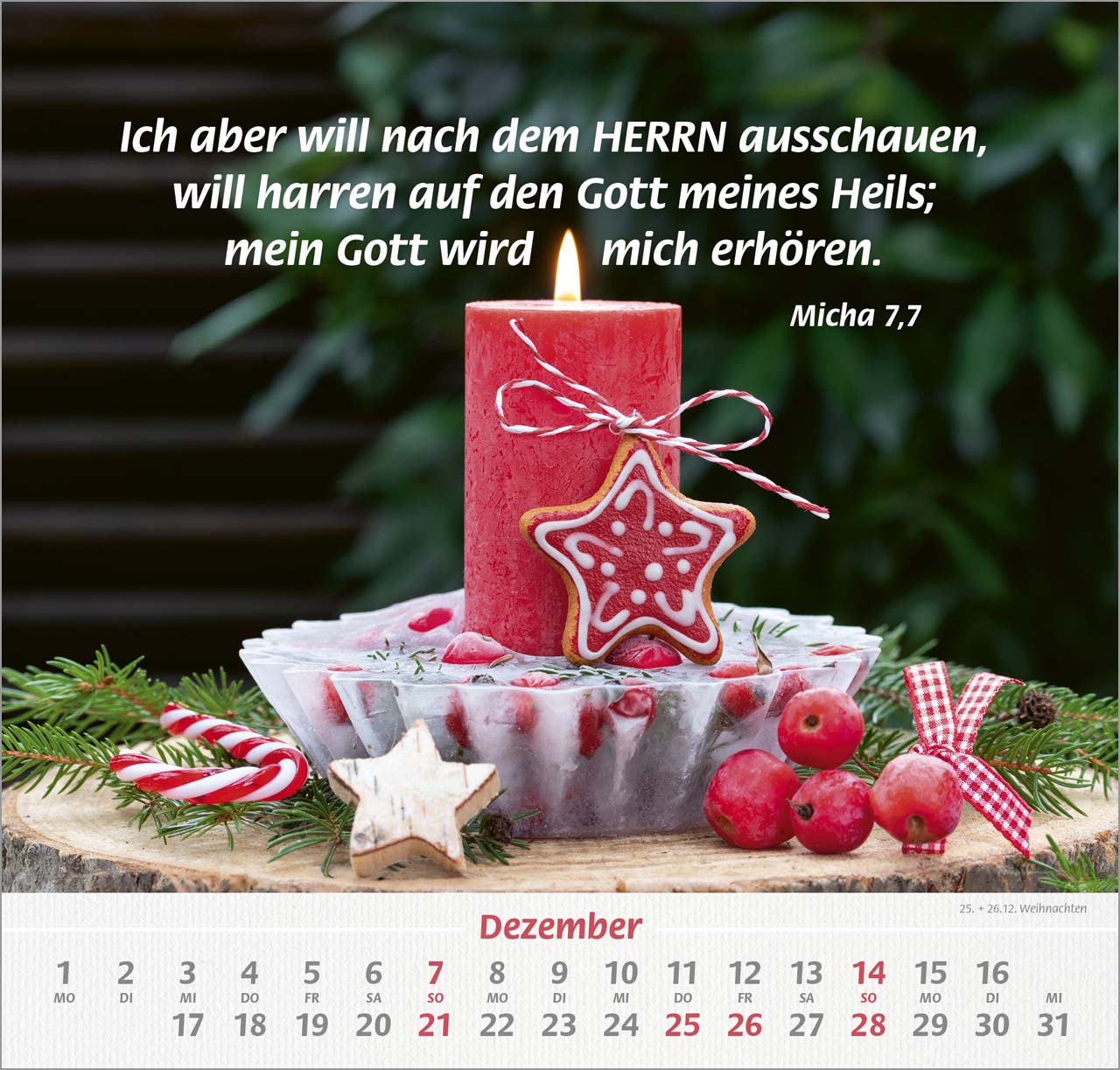 Denn du bist bei mir Wandkalender