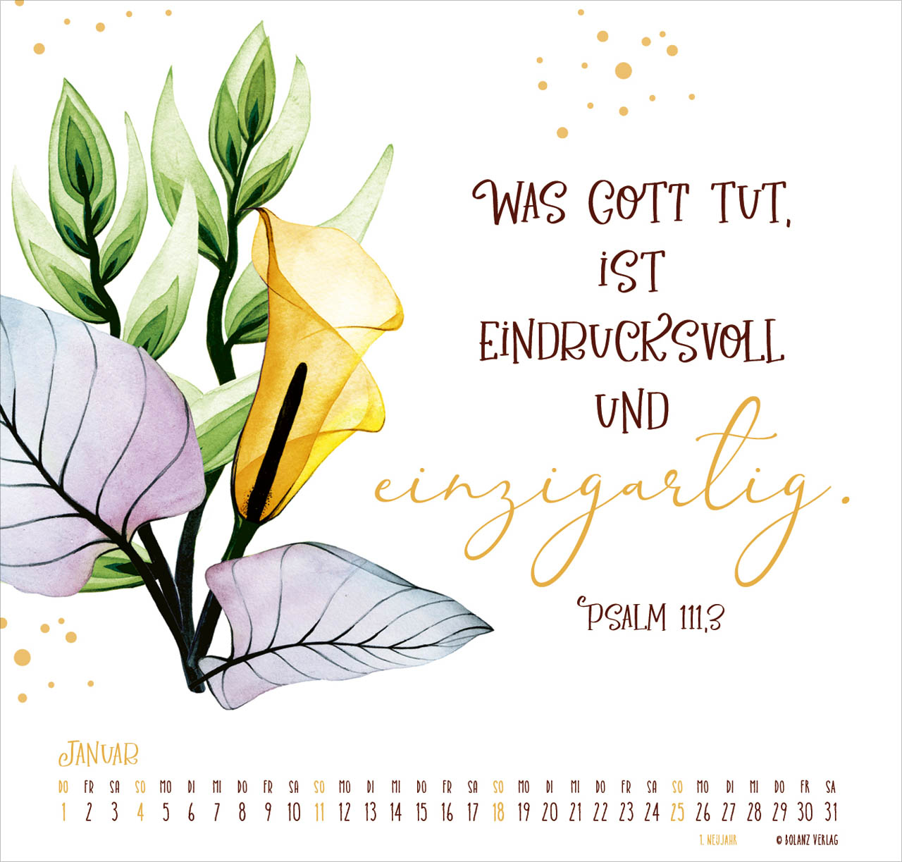 Gesegnet Tag für Tag 2026 - Posterkalender Gesegnet Tag für Tag 2026 - Posterkalender