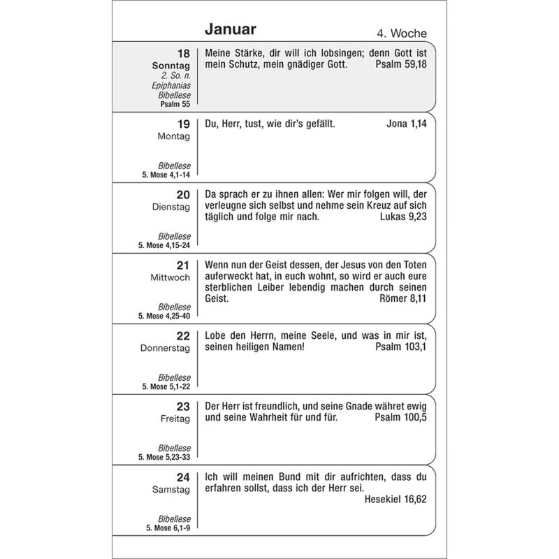 Gottes Wort für jeden Tag 2026