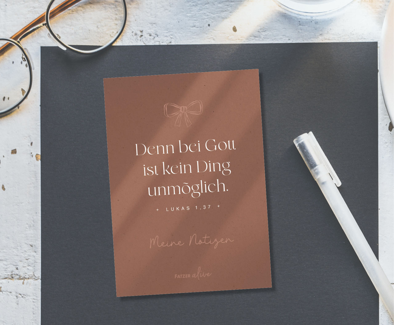 Notizblock Fatzer alive - Mein Notizblock A6