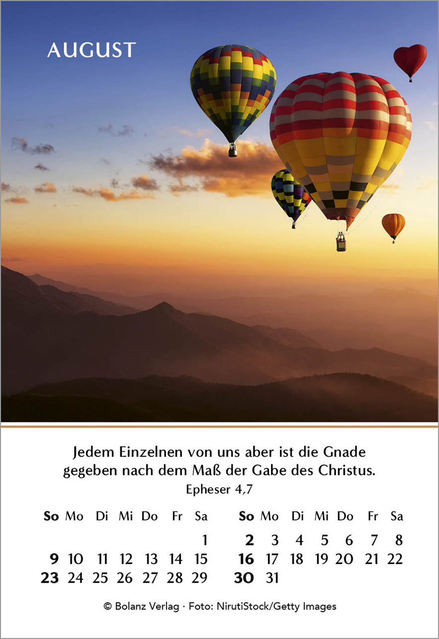 Ein Jahr der Hoffnung Mini-Kalender 2026