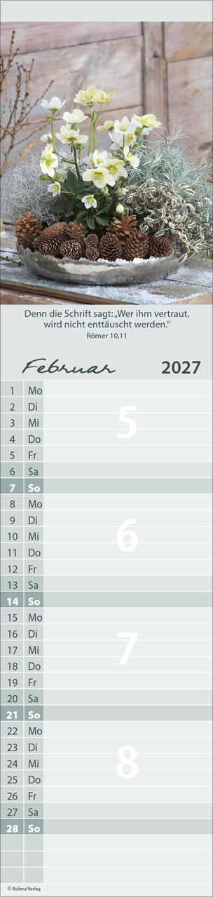 Von Mir zu Dir 2027 – Streifenterminkalender