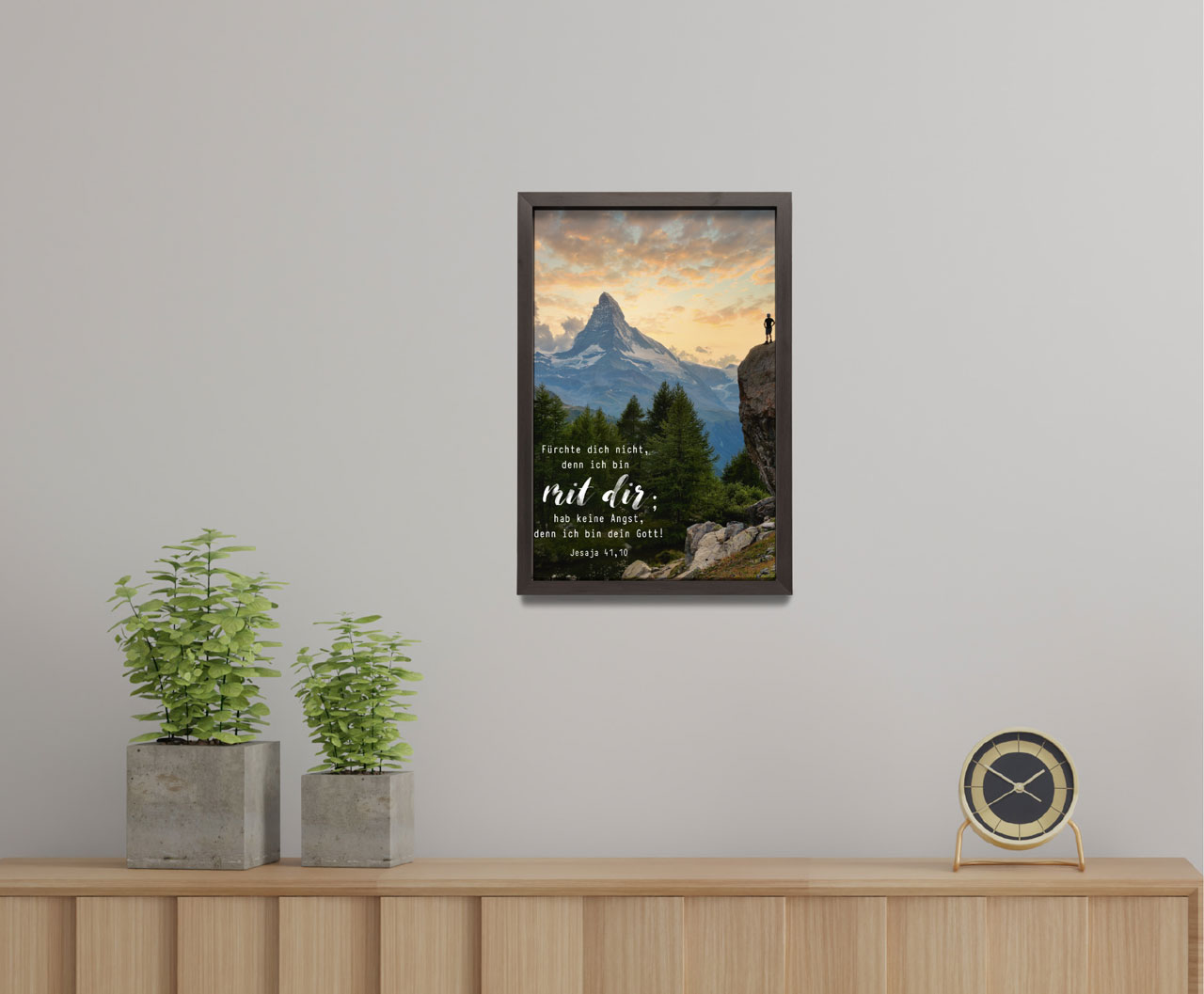 Poster Jahreslosung 2027 Berg A4