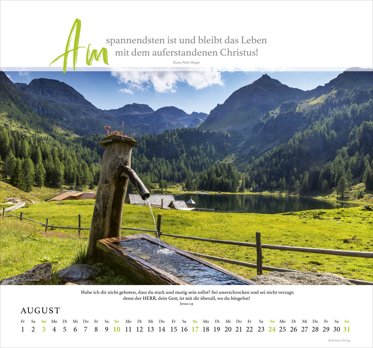 Fels meiner Stärke - Hans Peter Royer Wandkalender