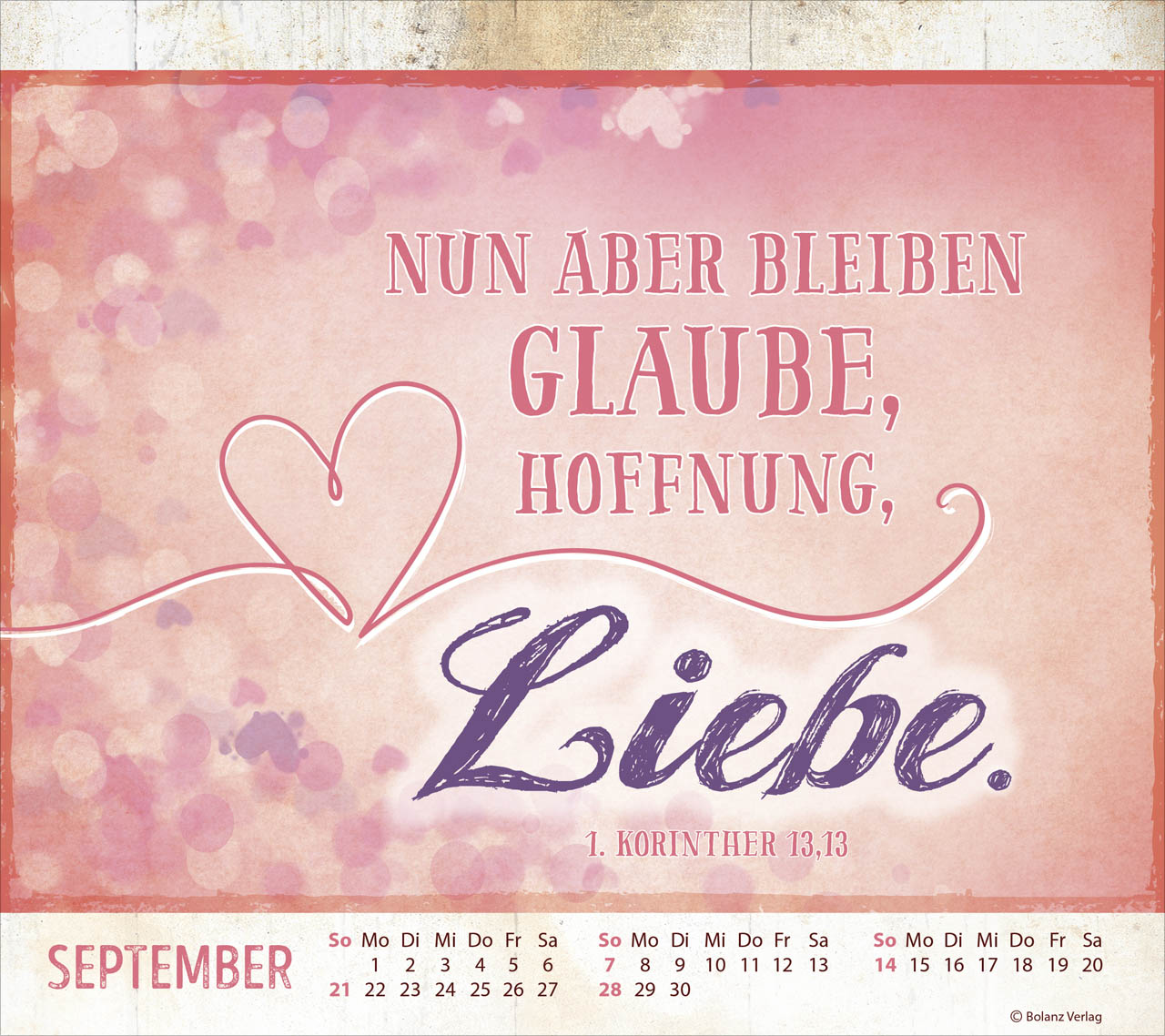 Starke Worte - Vintage 2025 - Tischkalender