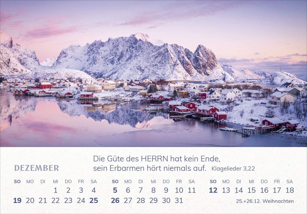 Mini-Panorama 2027 – Panorama-Tischkalender
