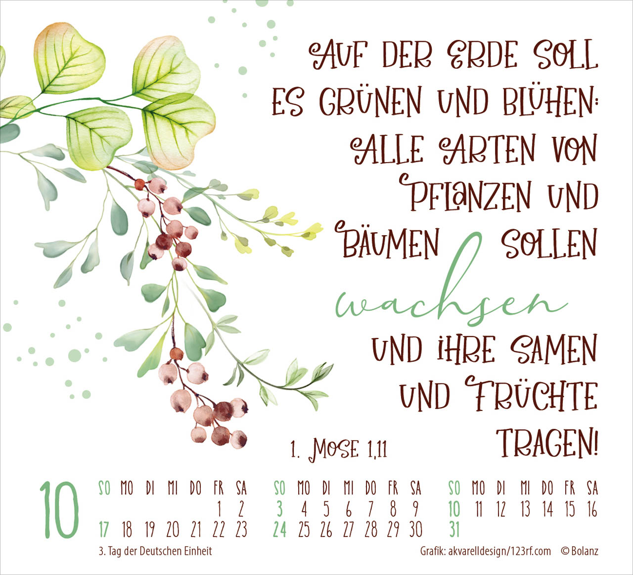 Geschützt in seiner Hand 2027 – Minikalender