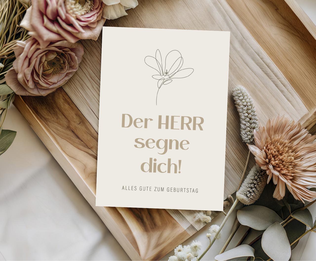Postkarte Der Herr segne dich!