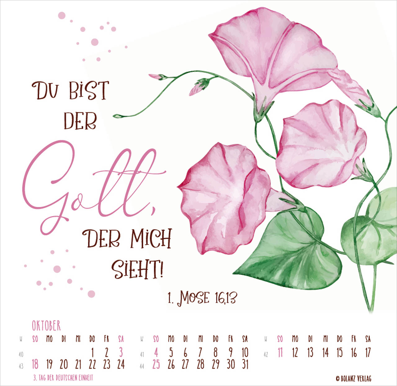 Getragen durch alle Zeiten 2026 - Tischkalender Getragen durch alle Zeiten 2026 - Tischkalender