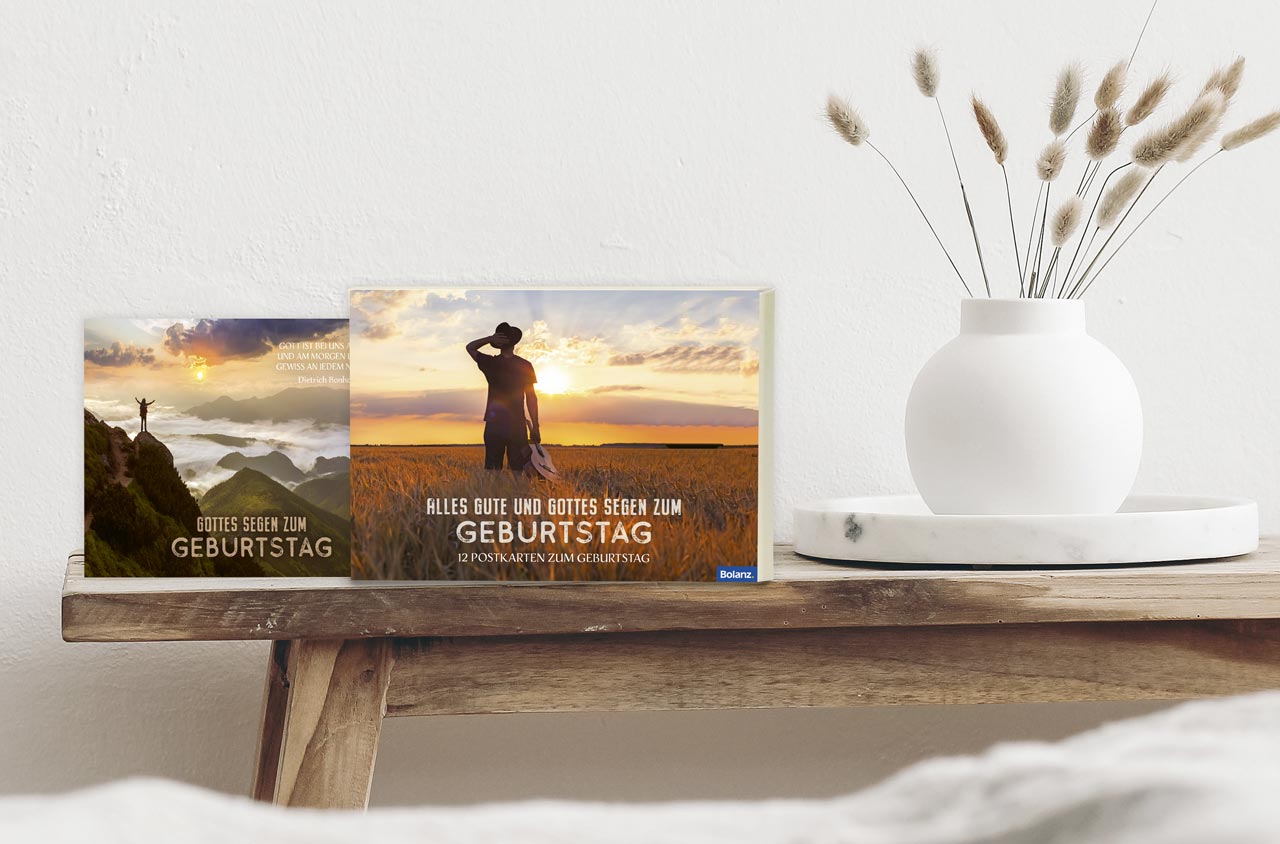 Postkartenbox Alles Gute und Gottes Segen zum Geburtstag