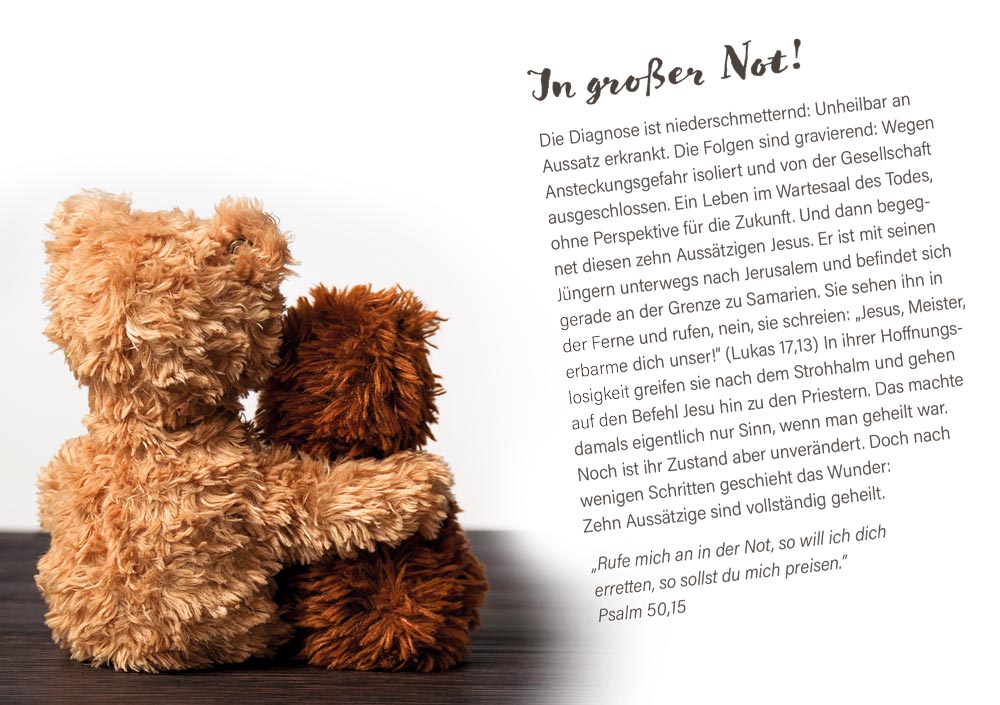 Grußheft - Ich danke dir!