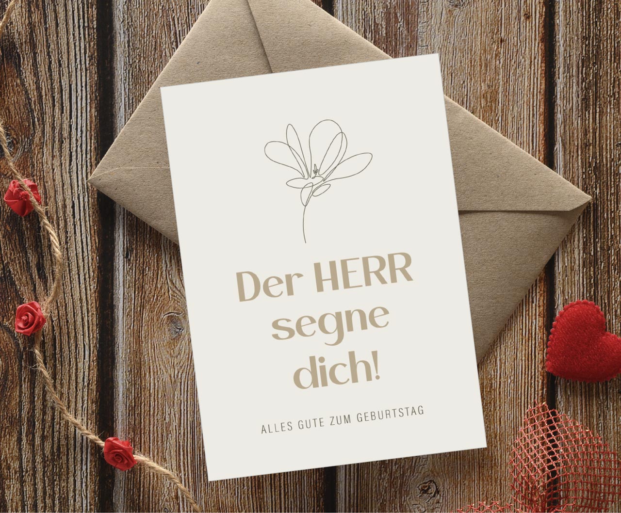 Faltkarte Der Herr segne dich!