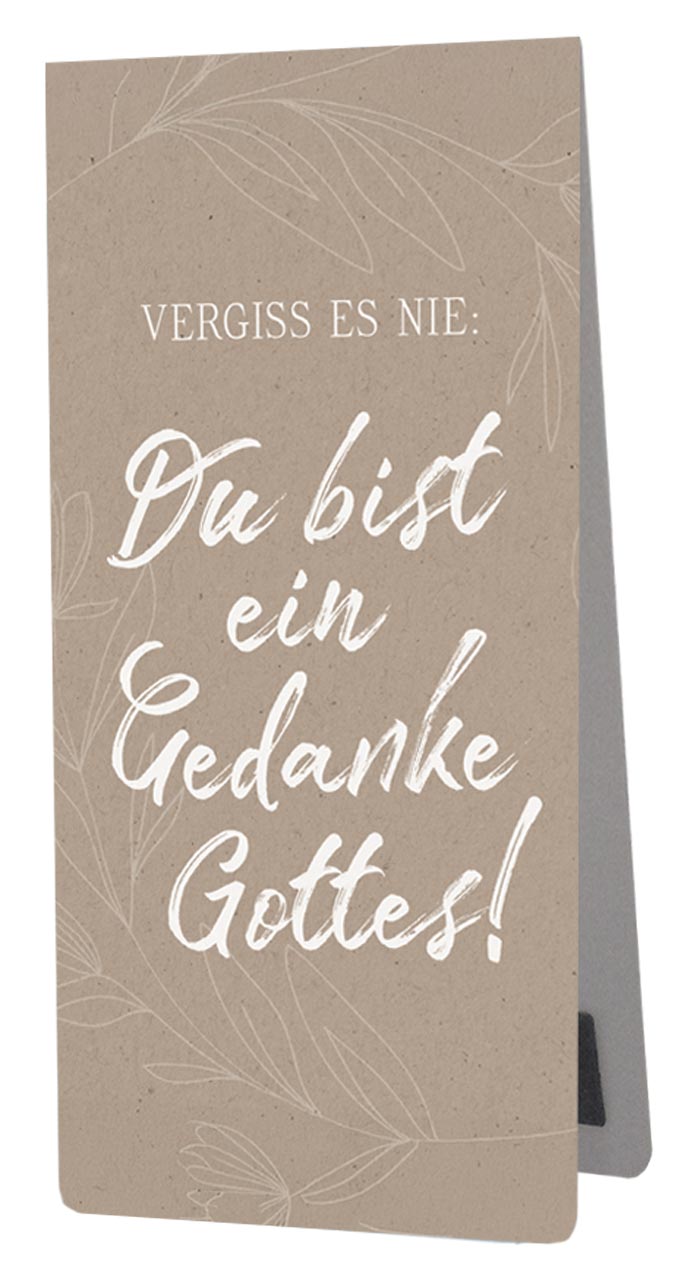 Magnetlesezeichen Gedanke Gottes