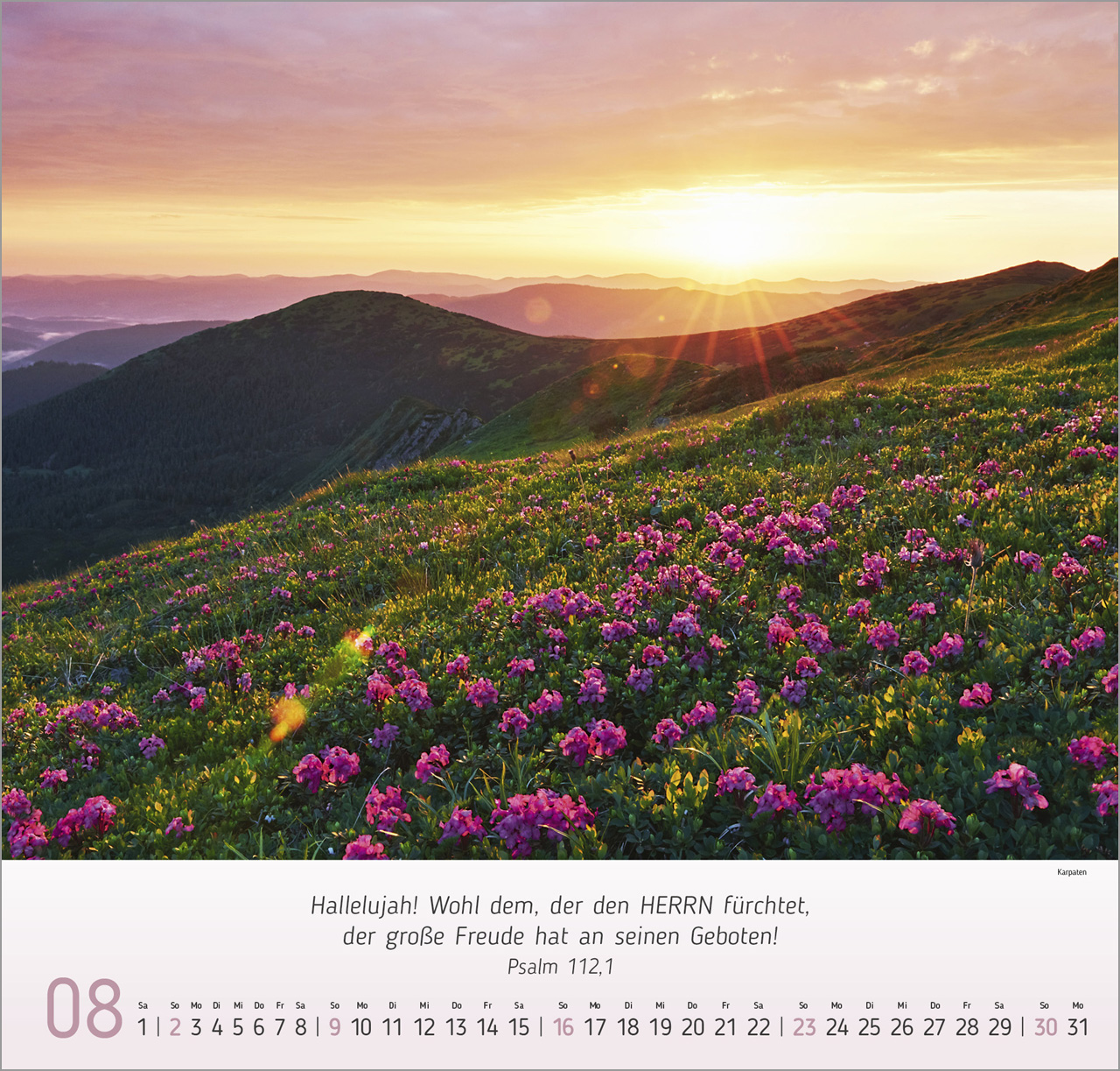 Berg Impressionen Wandkalender 2026