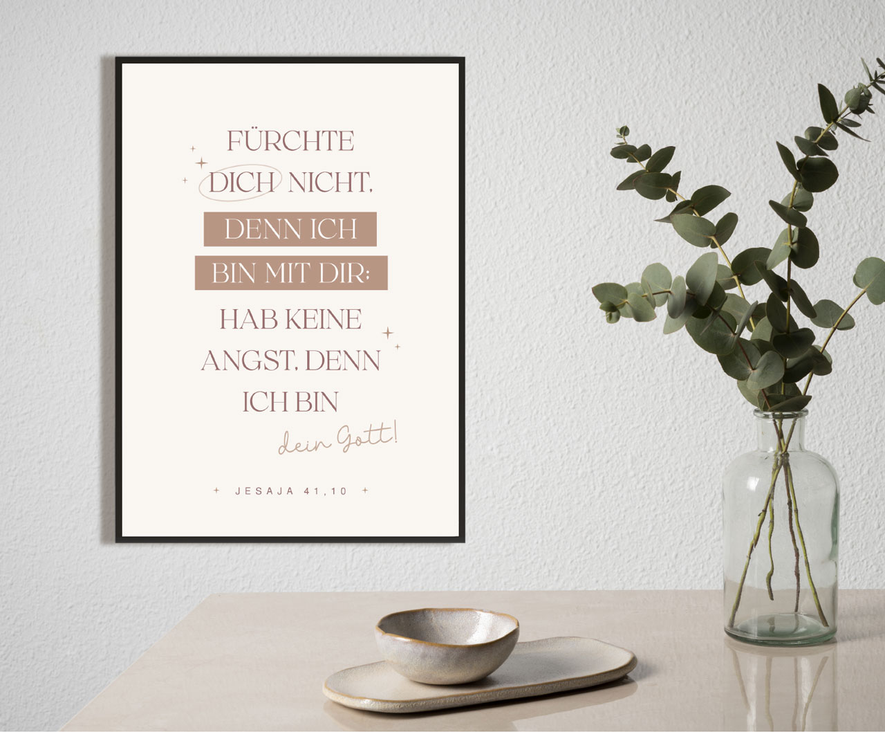Poster Jahreslosung 2027 Fatzer alive A2