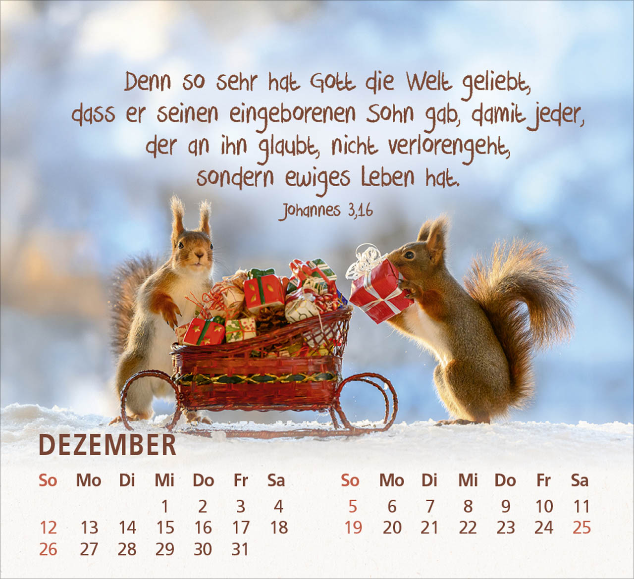 Du bist meine Freude 2027 – Tischkalender