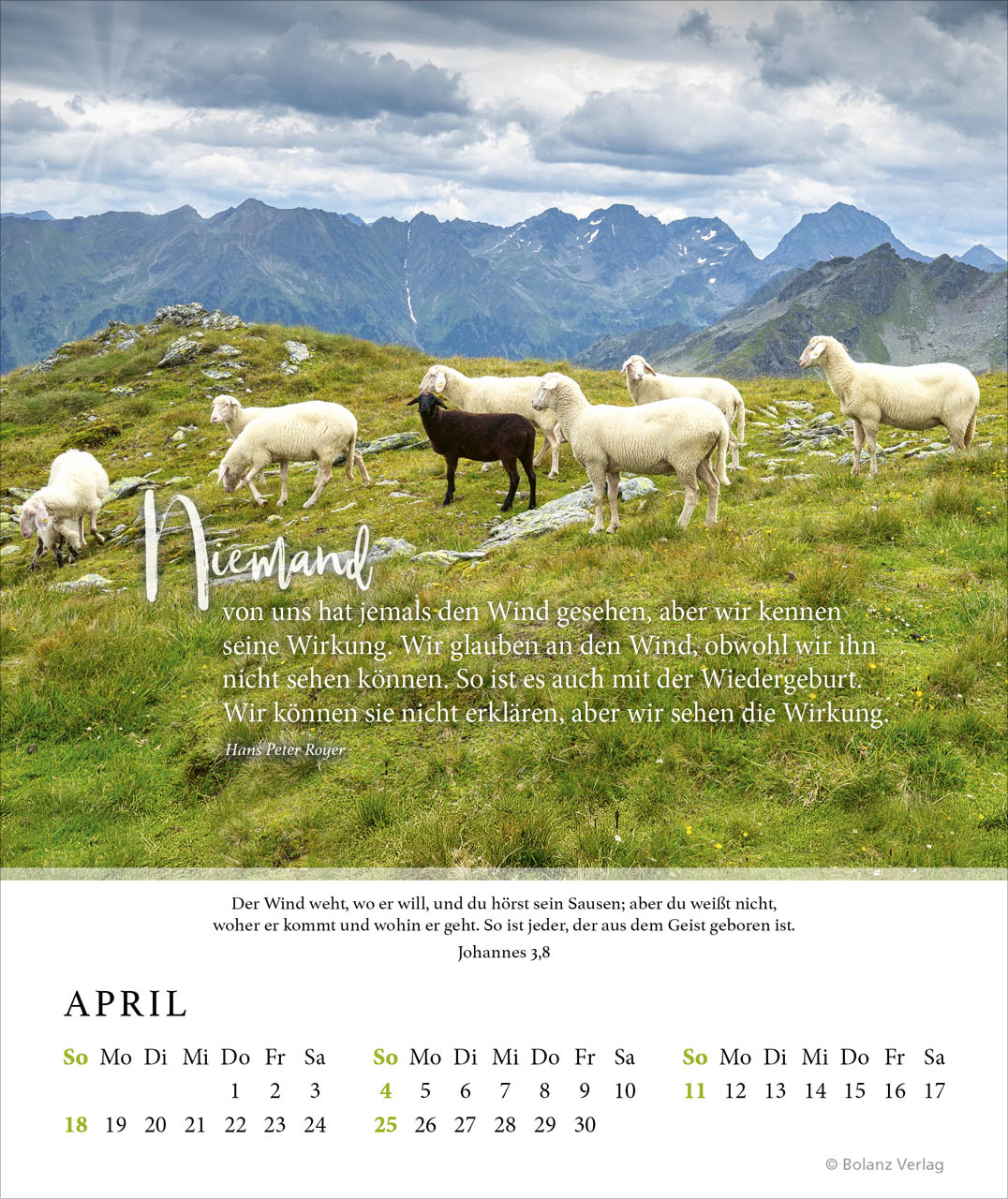 Fels meiner Stärke 2027 – Tischkalender