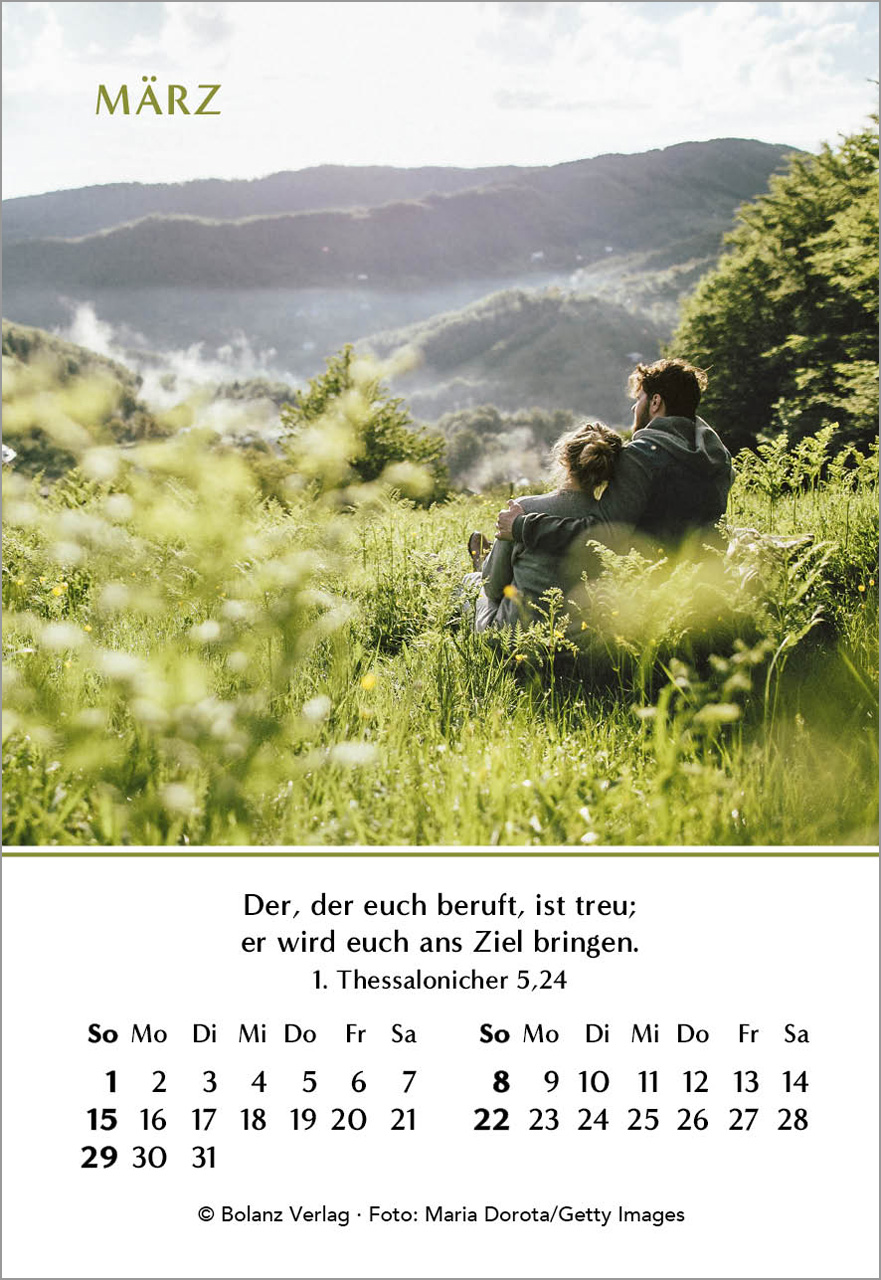 Ein Jahr der Geborgenheit Mini-Kalender 2026