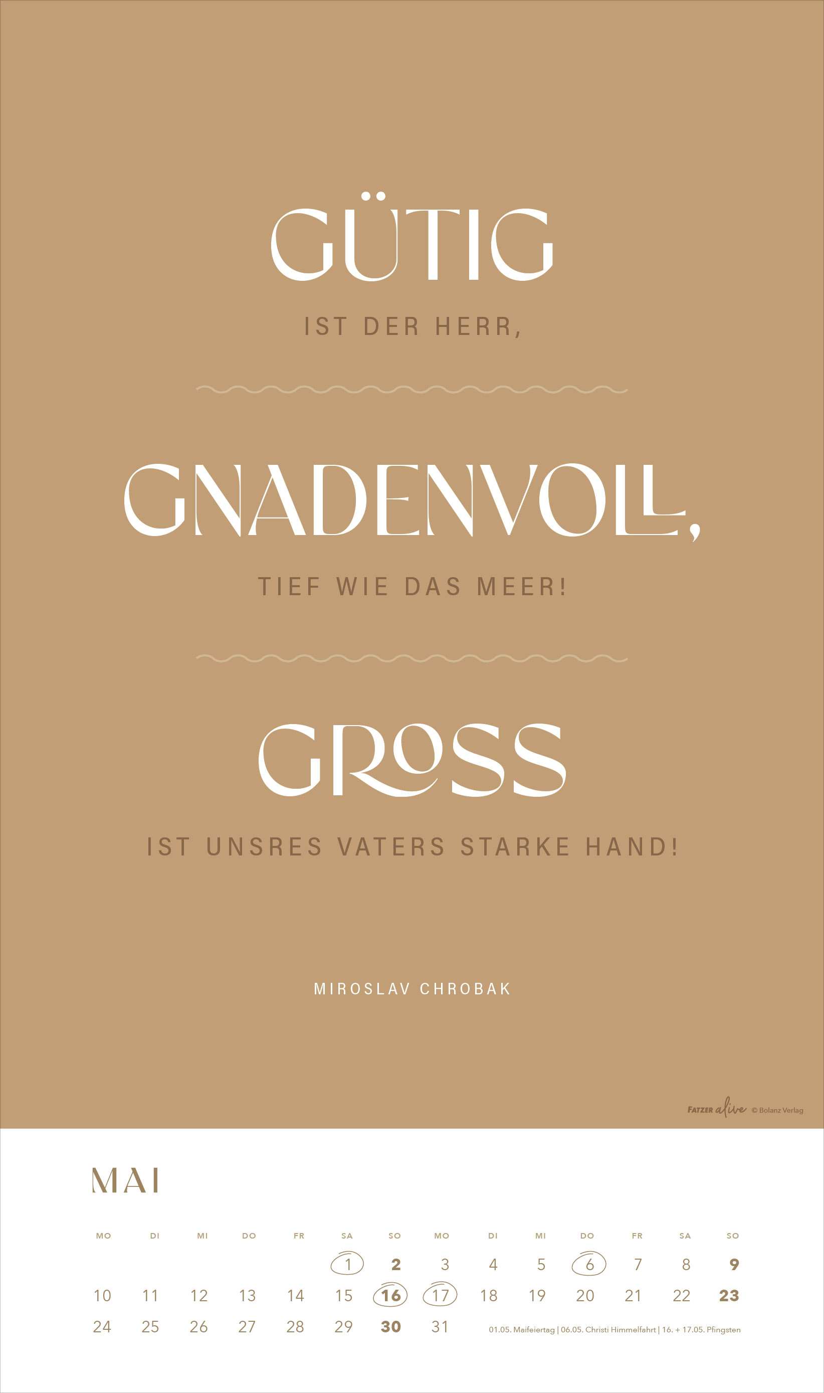 Glaube im Alltag 2027 – Posterkalender