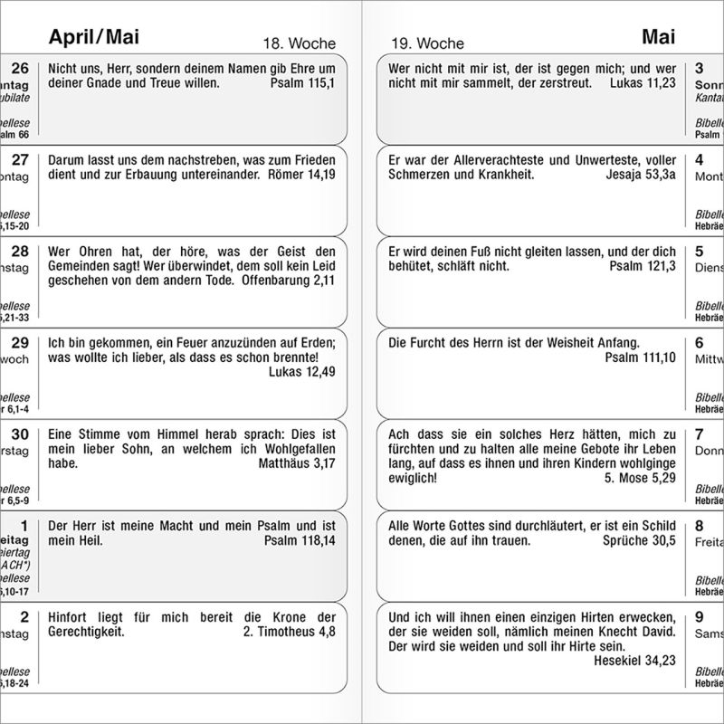 Gottes Wort für jeden Tag 2026