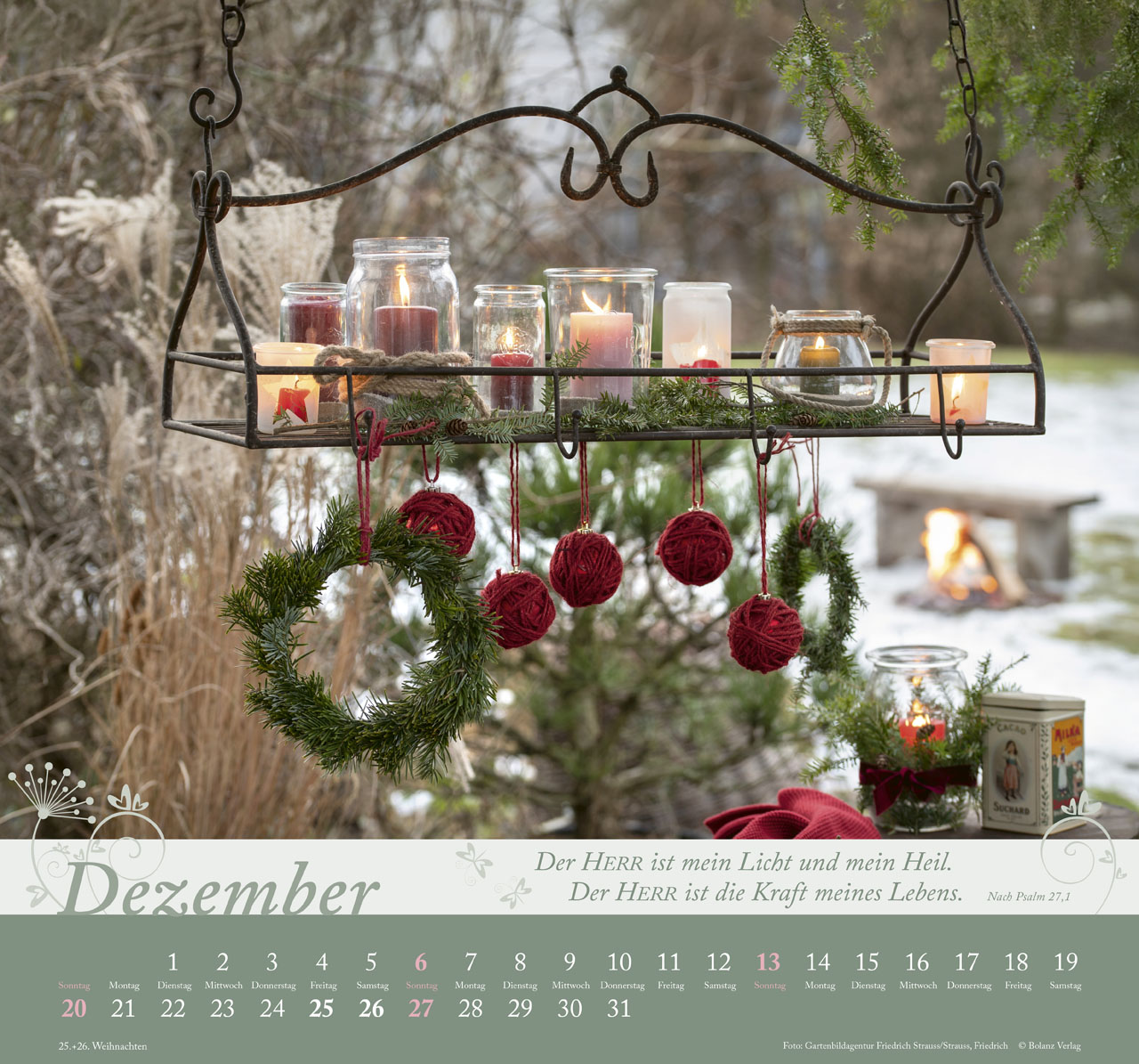 Im Garten zuhause 2026 - Wandkalender