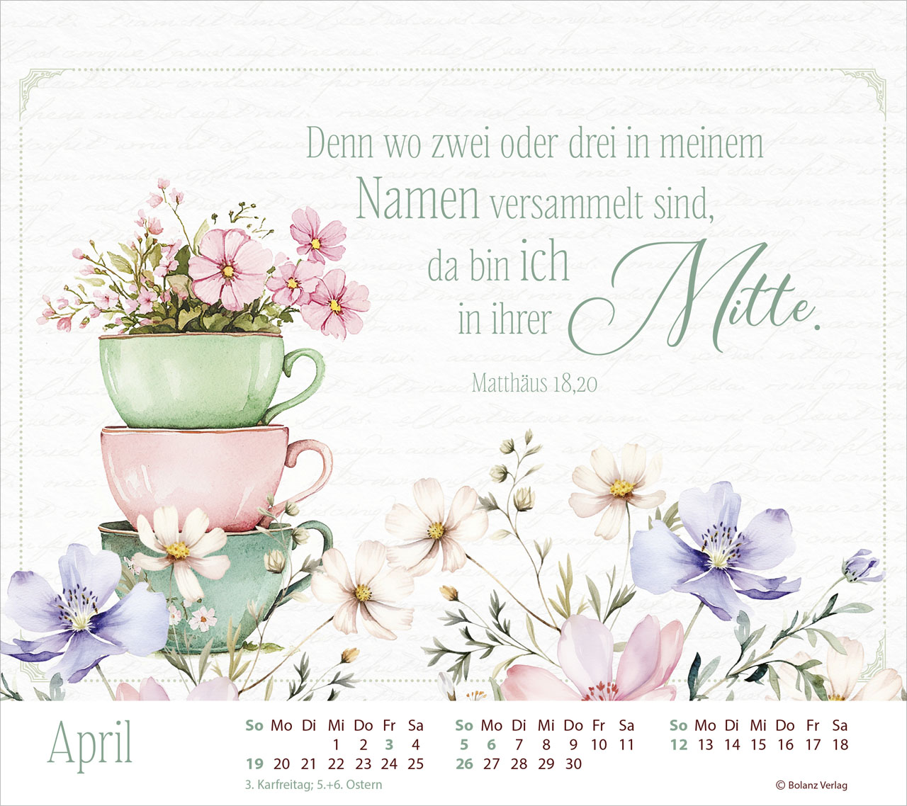 Wortpoesie - Wortschatzgalerie 2026 - Tischkalender